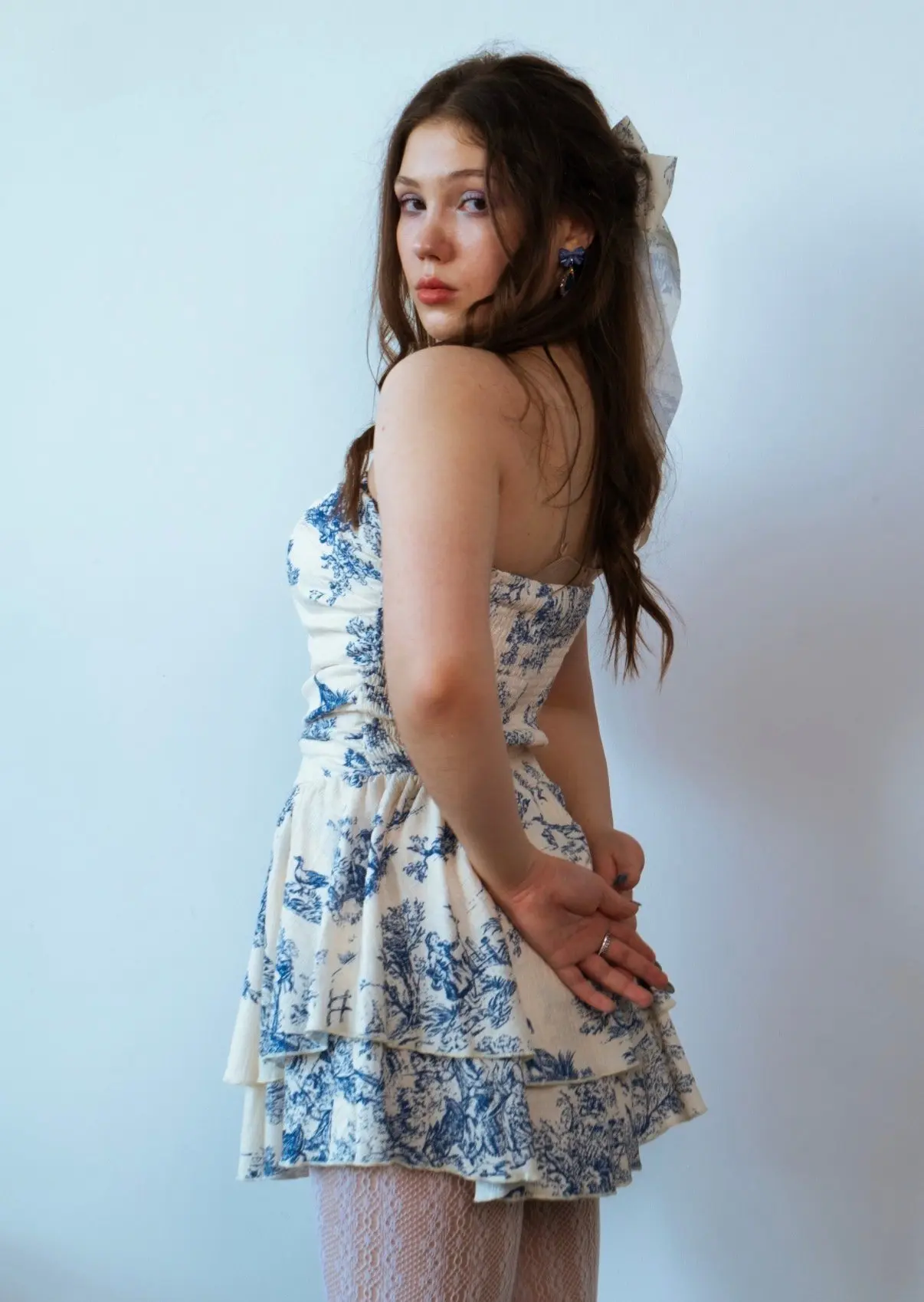 Cider sukienka mini TOILE DE JOUY – Przód