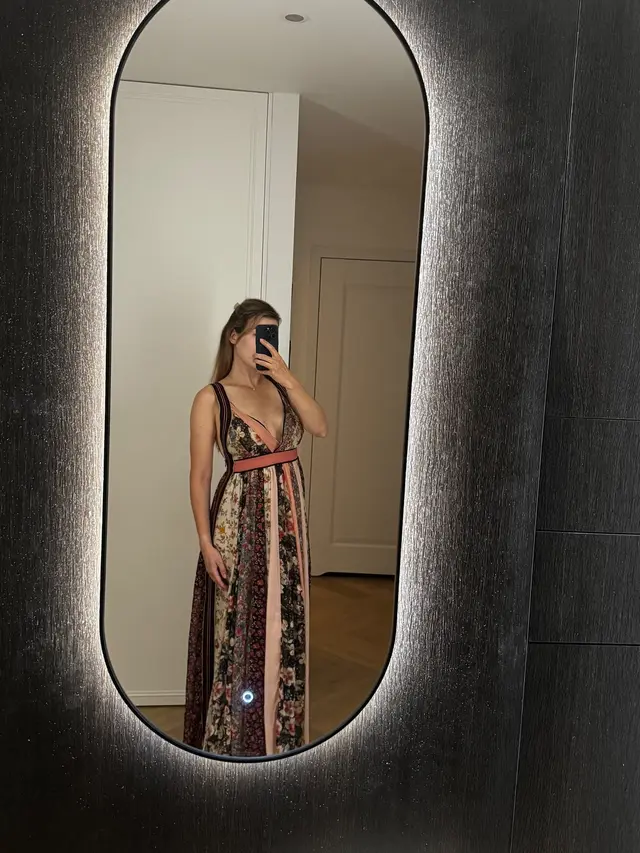 Sukienka maxi w kwiatowy print